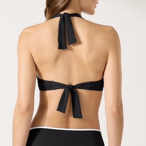 New Tommy Bahama Island Cays Cabana Underwire Halter Bikini Top. - Picture 6 of 13